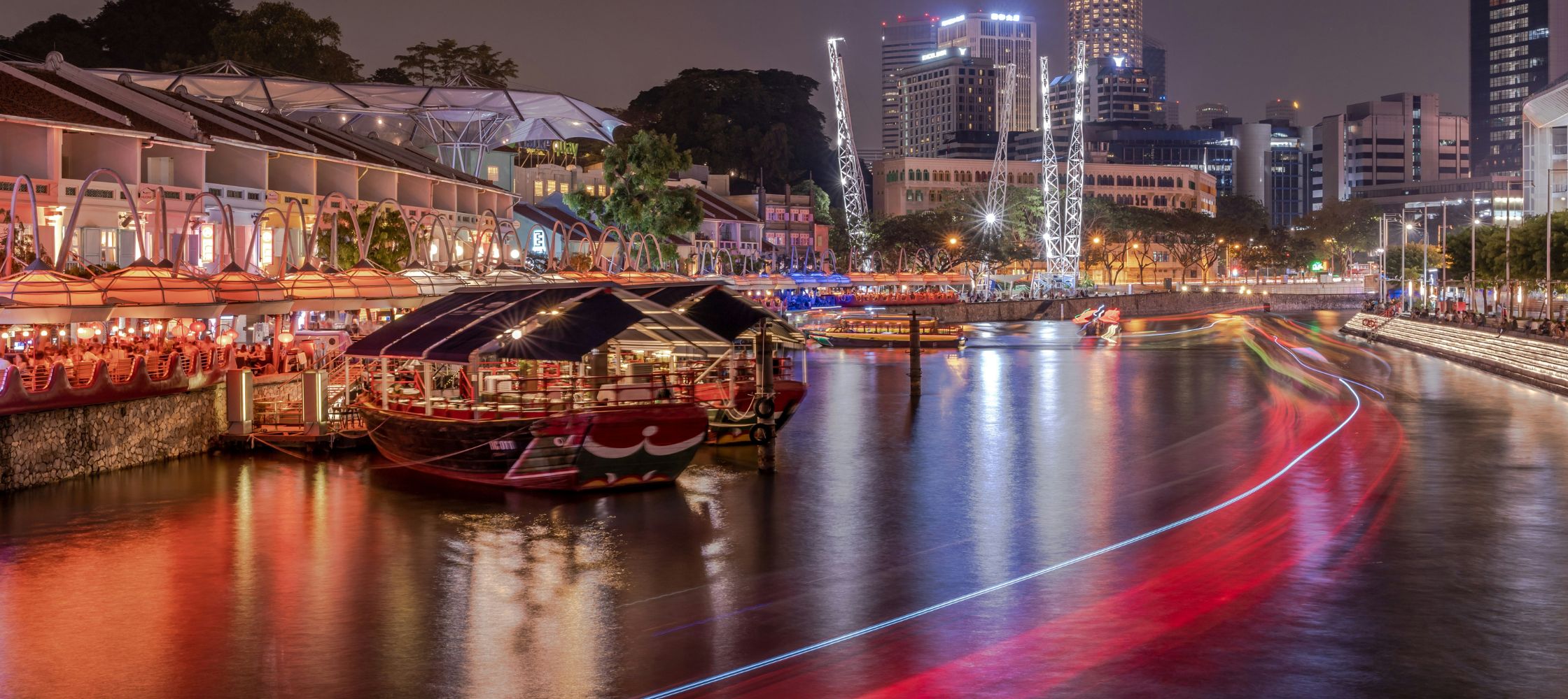 Clarke Quay odnowione i gotowe na gości.