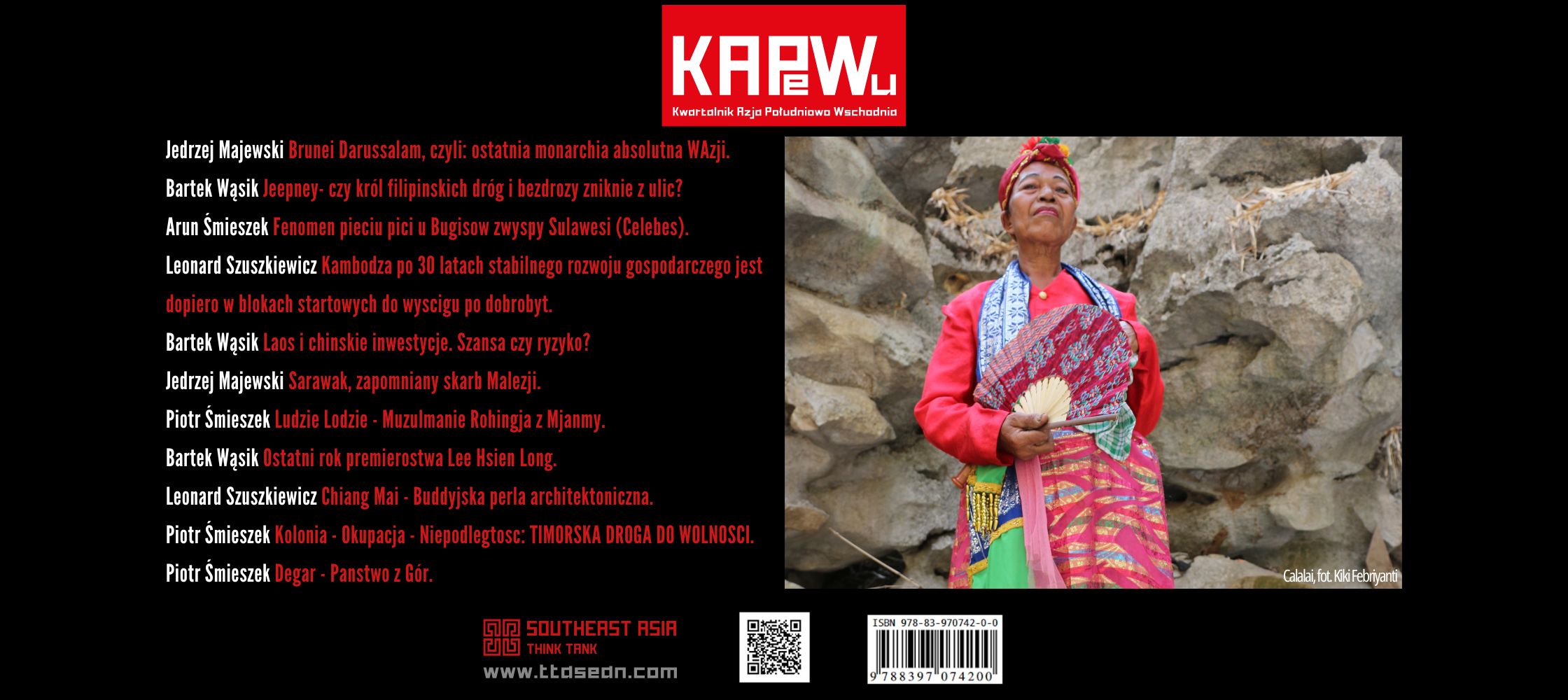 Kwartalnik Azja Południowowschodnia KAPeWu na Wakacje