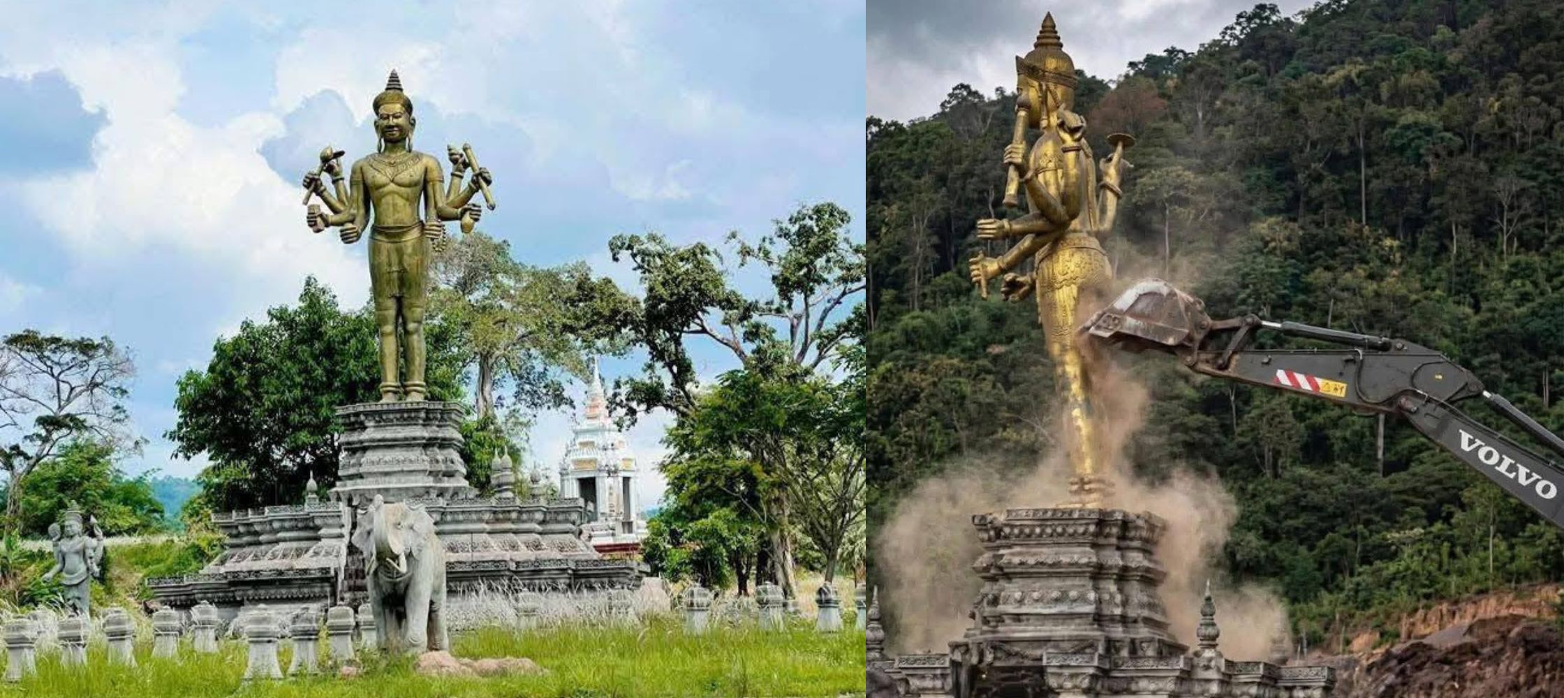 Klęska kulturalna w cieniu wojny – o niszczejącym dziedzictwie materialnym na granicy Tajlandii z Kambodżą